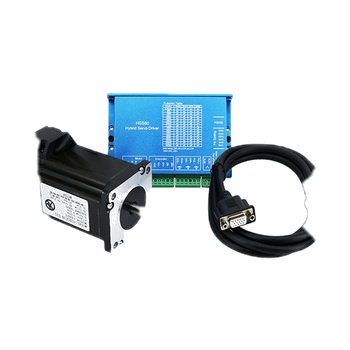 EU Warehouse Nema24 60HSE3N Close Loop Stepper Motor Kit:1 Pcs 3Nm Engine + 1 Pcs HSS60 Servo Driver + 2 Meters Encoder Cable